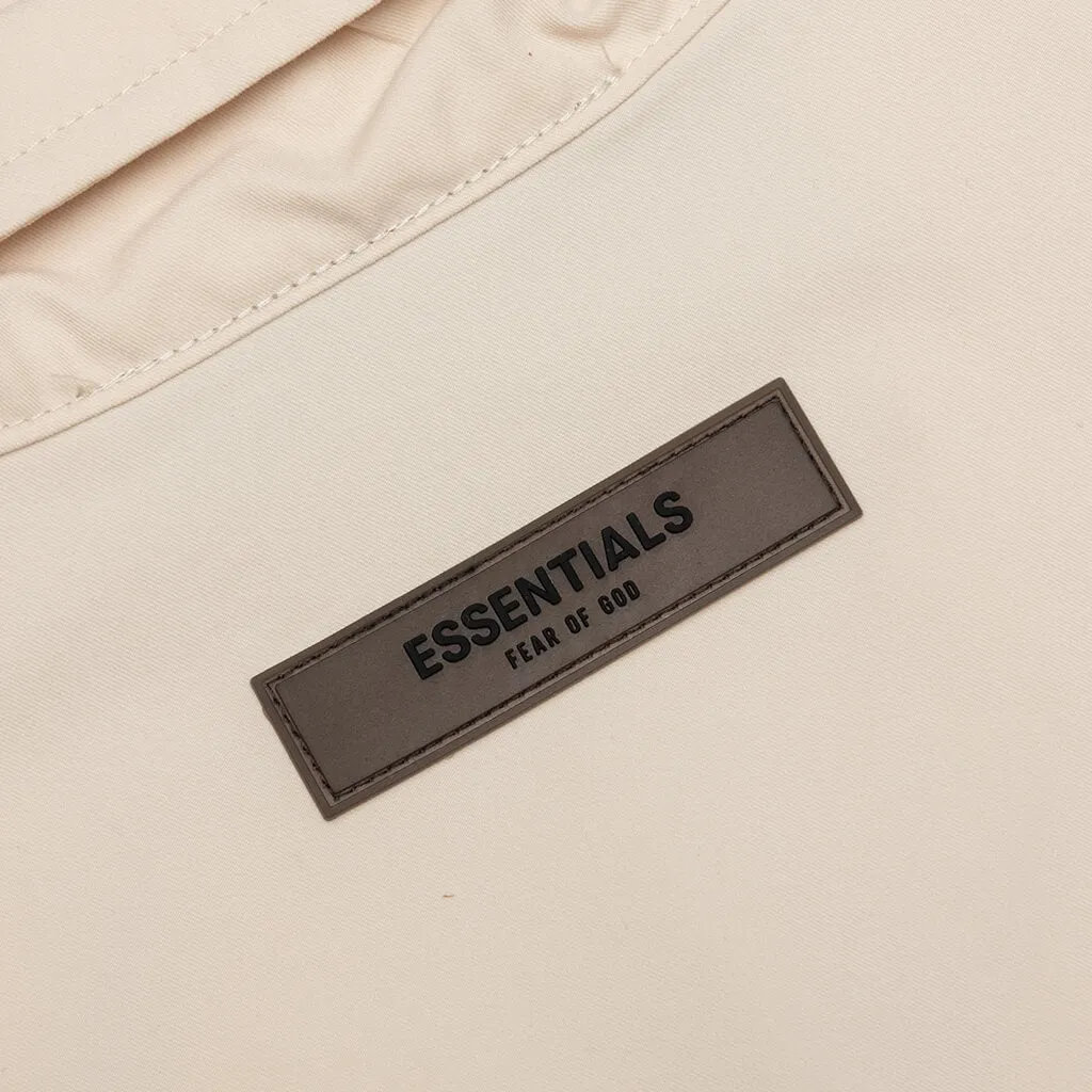 Essentials Lined Coaches Jacket - Egg Shell