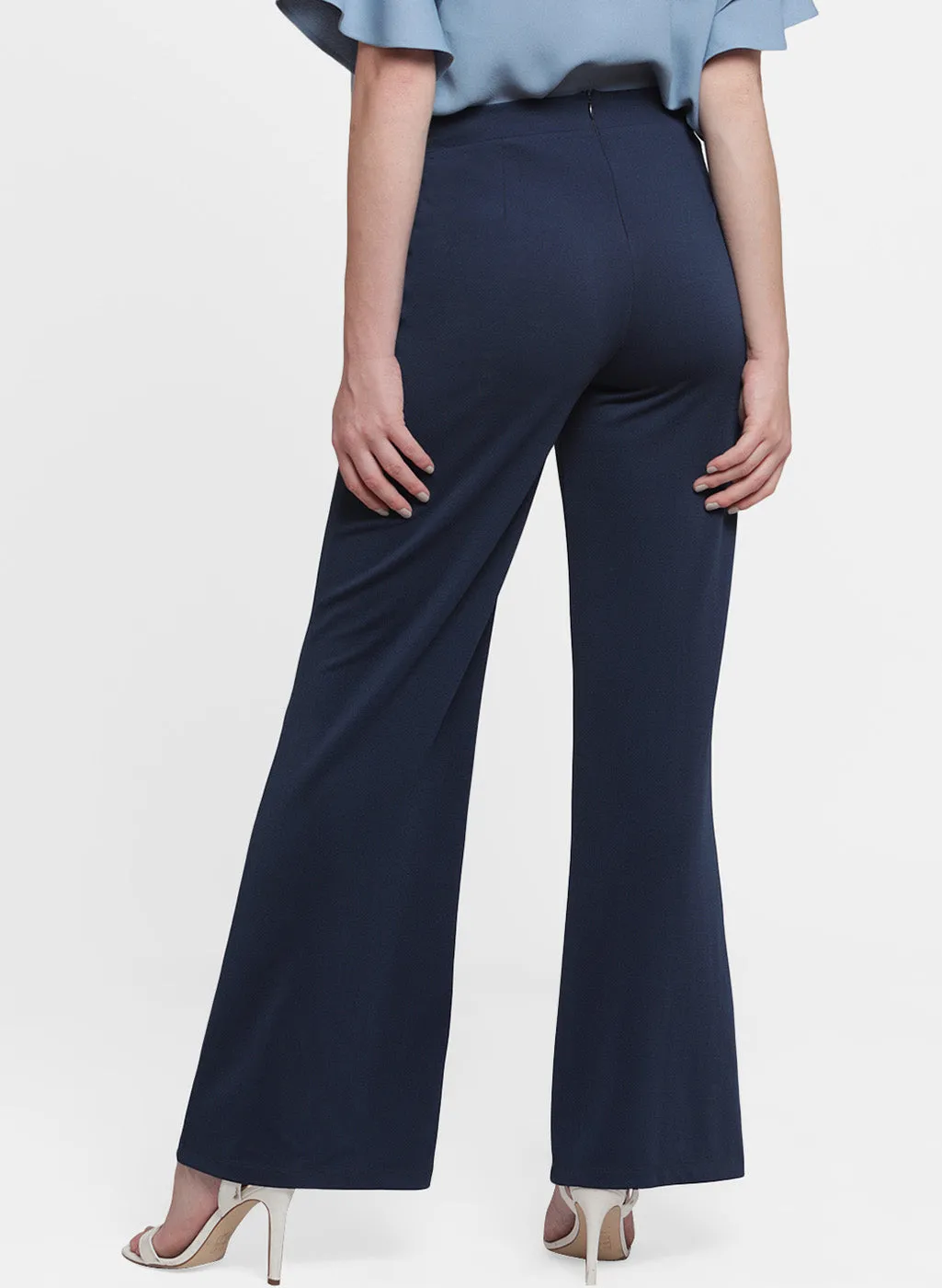 Evelyne High Waisted Flared Trouser