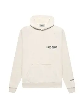 Fear of God Essentials Core Collection Pullover Hoodie Light Heather Oatmeal