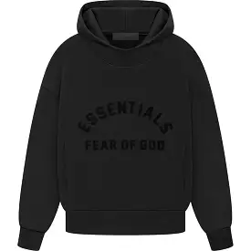 Fear of God Essentials Kids Hoodie 'Jet Black'