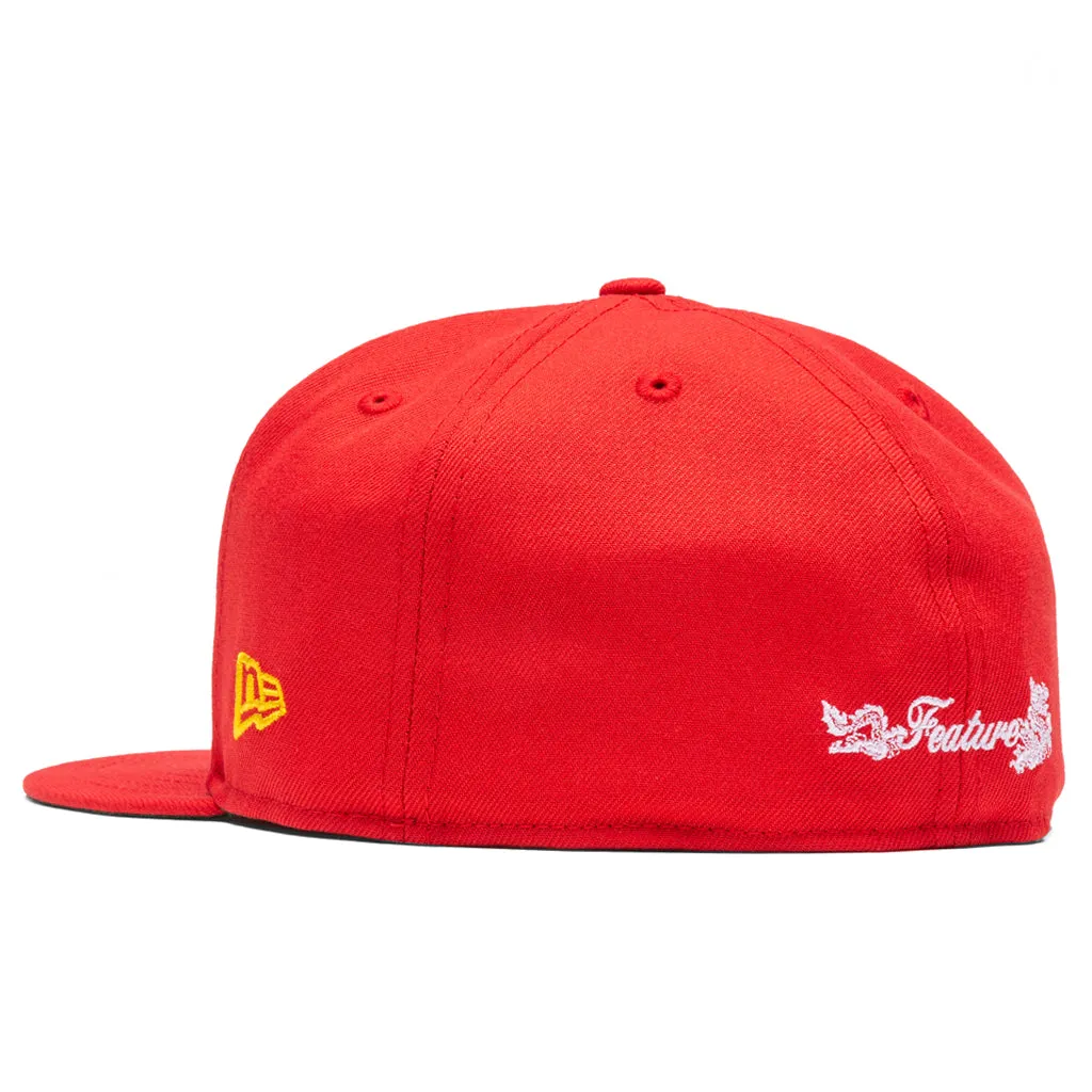 Feature x New Era Chinatown Chapter Fitted Cap - Red