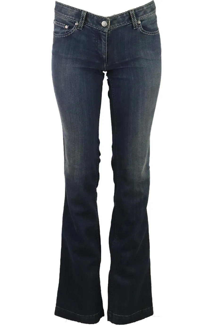 FENDI LOW RISE STRAIGHT LEG JEANS IT 40 UK 8