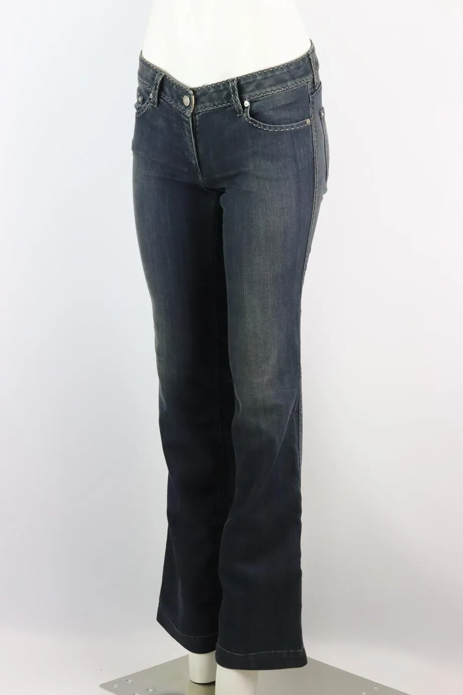 FENDI LOW RISE STRAIGHT LEG JEANS IT 40 UK 8