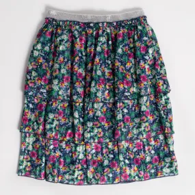 Festival Floral Tiered Skirt