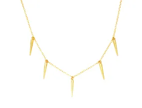 Five Spike Necklace Wholesale