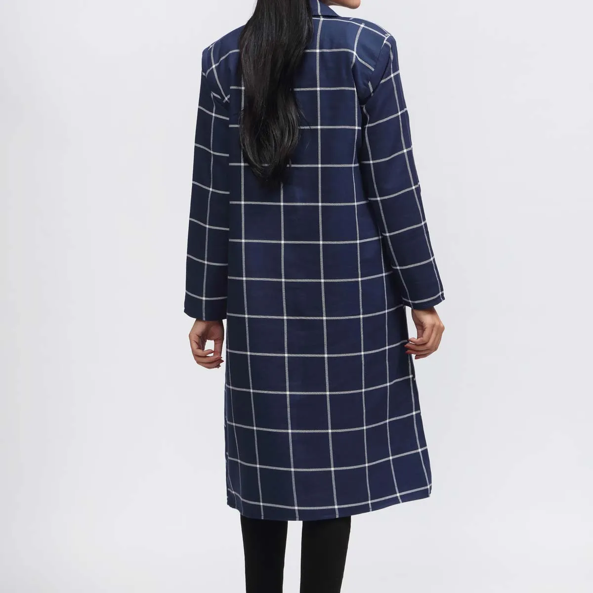 Flannel Checkered Coat PW3166