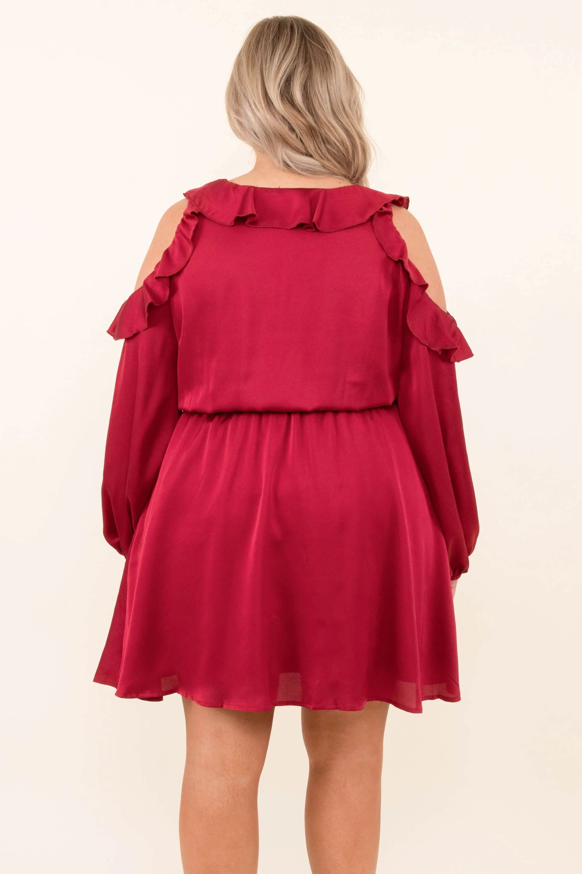 Forever And Always With You Dress, Burgundy