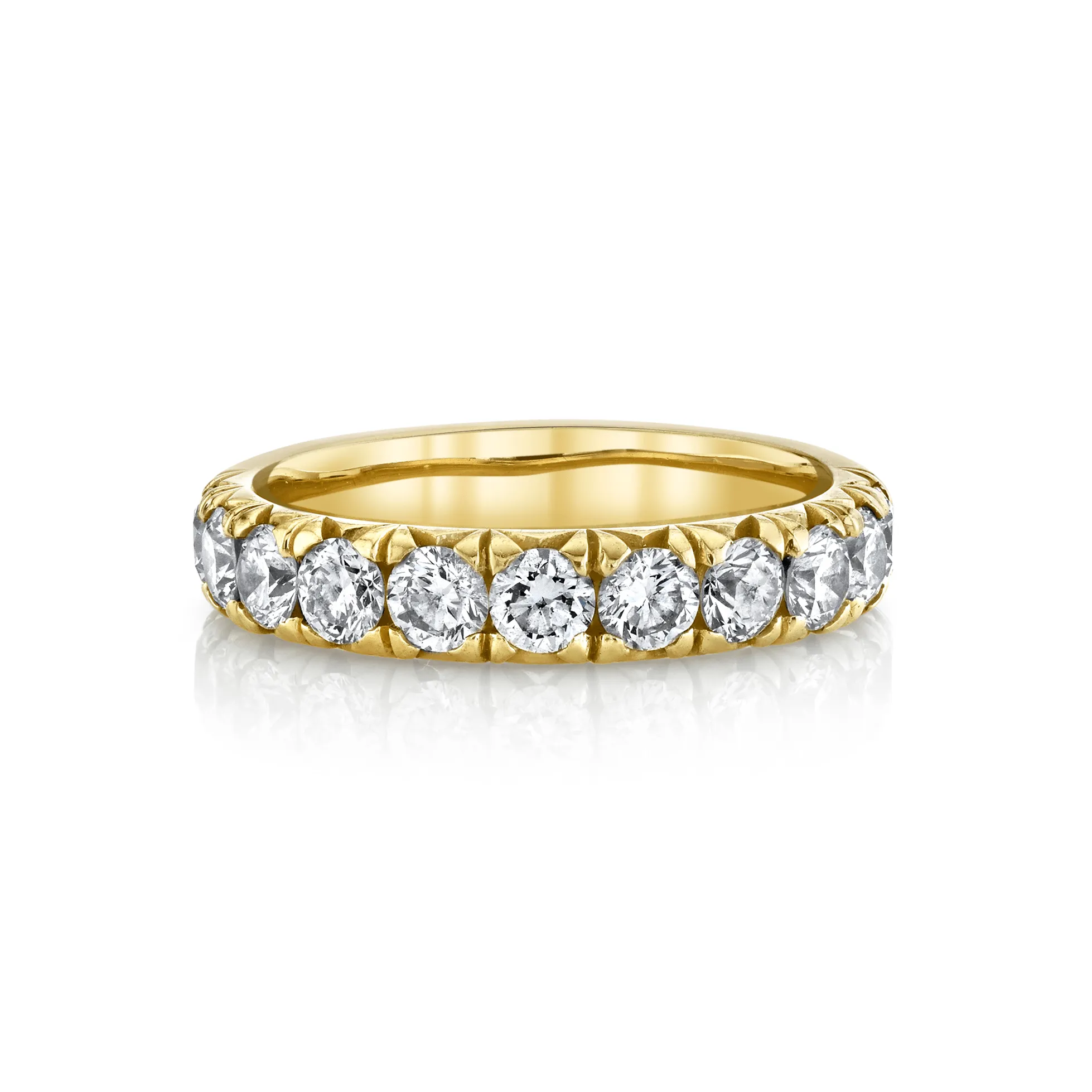 French Pavé Diamond Cloud Fit Band