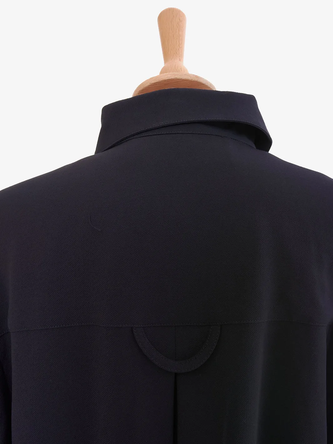 Genny Jacket in midnight blue wool