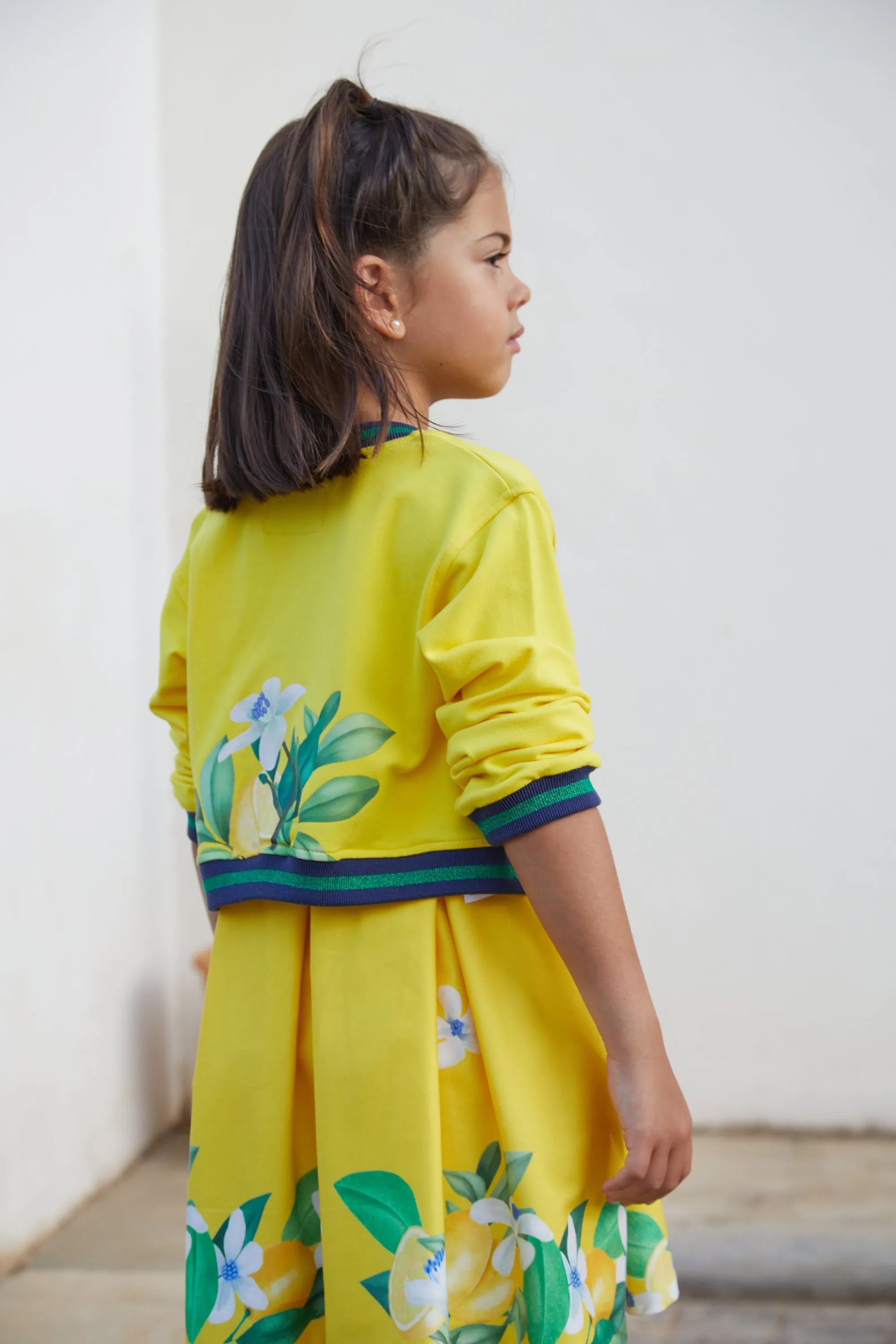 Girl Limón Y Sal Jacket-Yellow