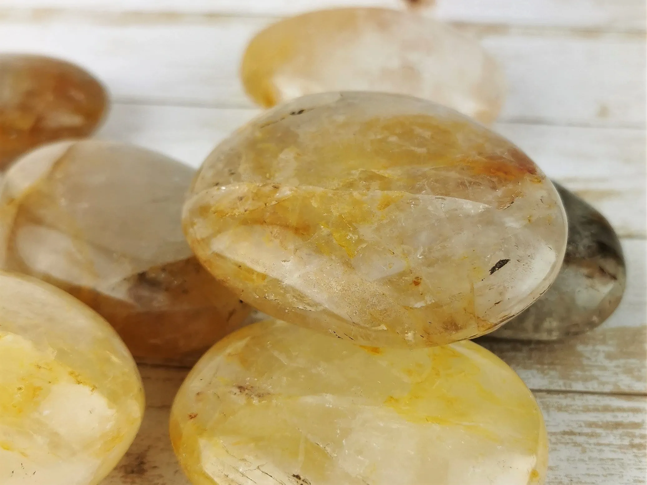 Golden Healer Quartz Palmstones