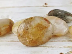 Golden Healer Quartz Palmstones