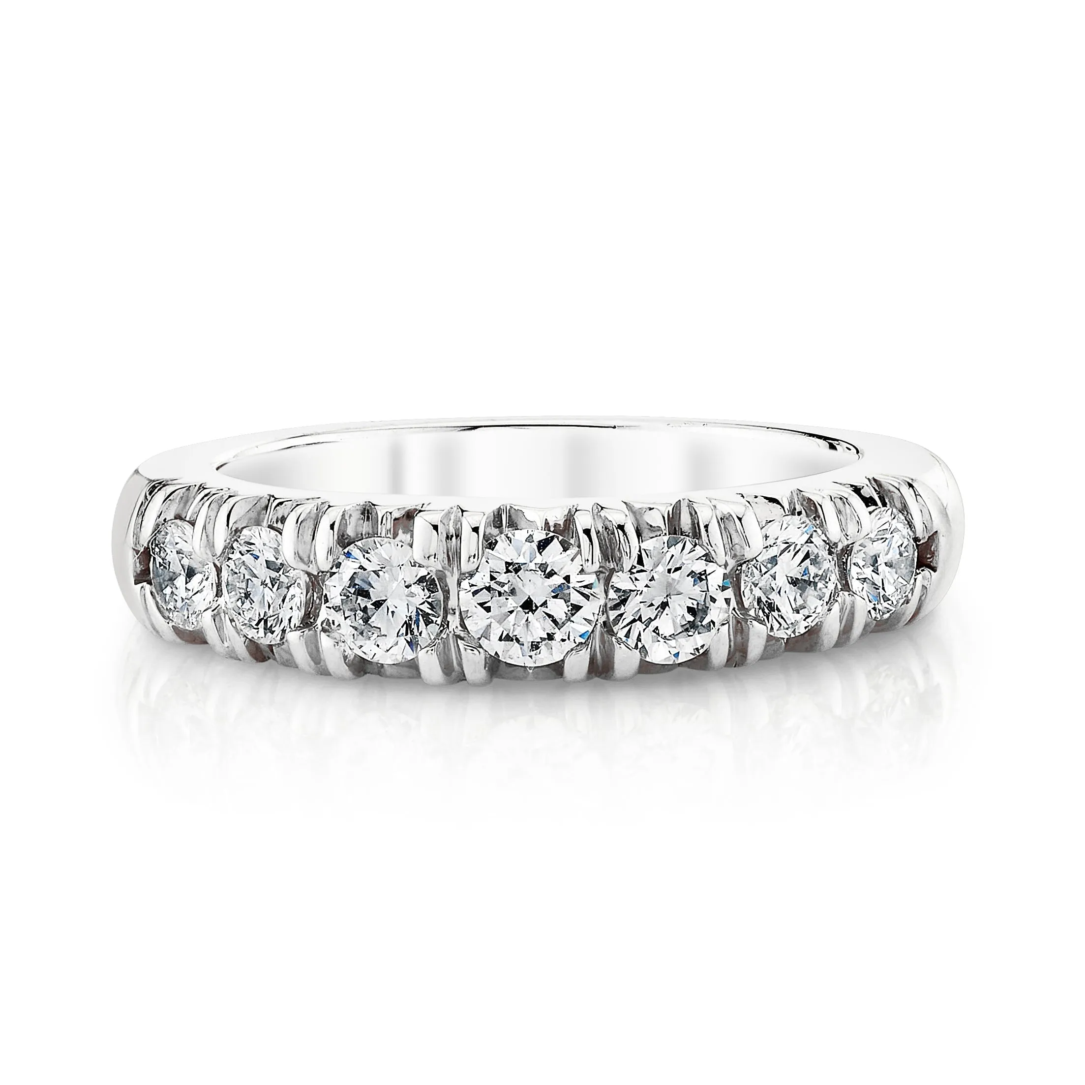 Graduated French Pavé Diamond Cloud Fit Band