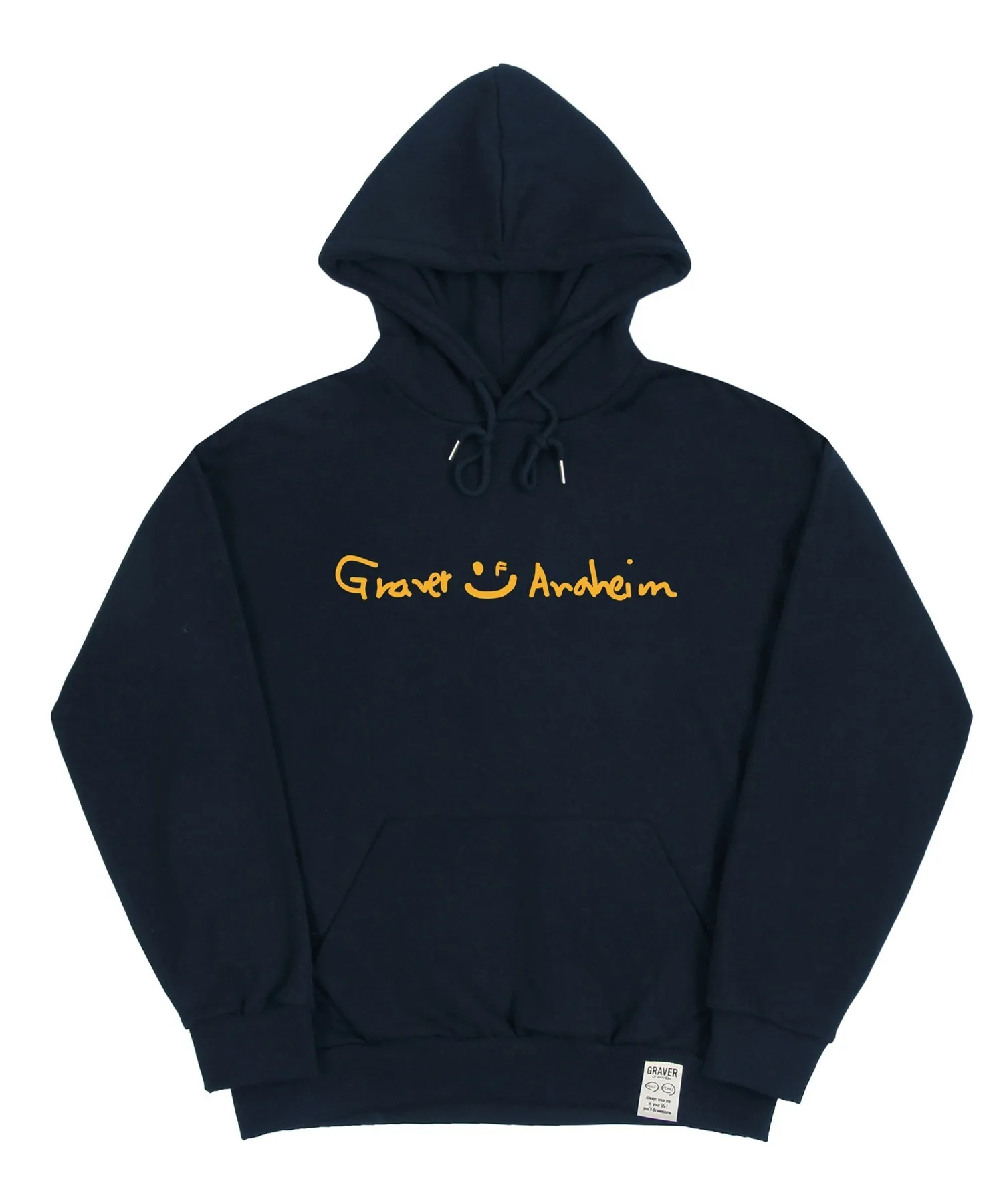 GRAVER  |[GRAVER]★ DRAWING LOGO DRAWING SMILE HOODIE