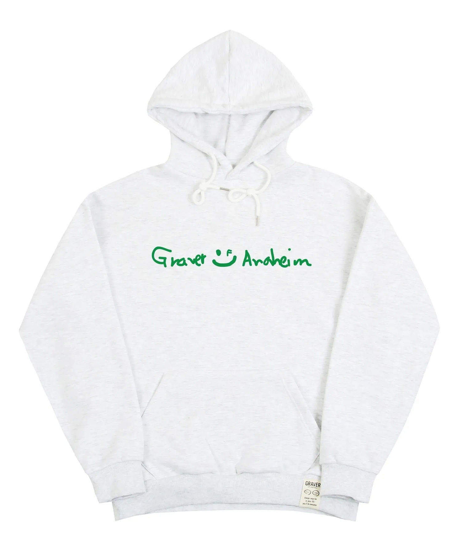 GRAVER  |[GRAVER]★ DRAWING LOGO DRAWING SMILE HOODIE