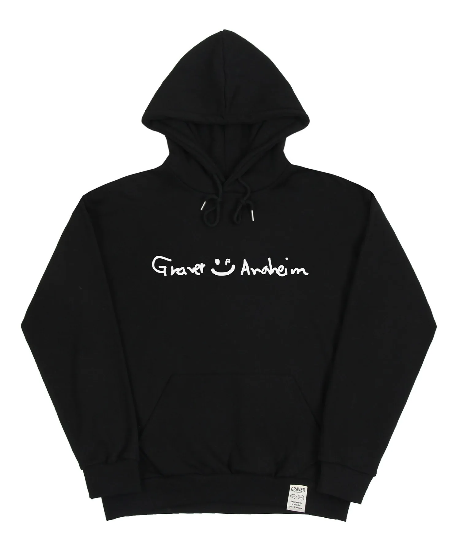 GRAVER  |[GRAVER]★ DRAWING LOGO DRAWING SMILE HOODIE