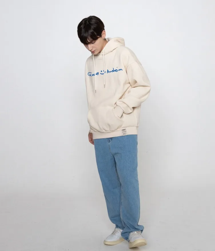 GRAVER  |[GRAVER]★ DRAWING LOGO DRAWING SMILE HOODIE