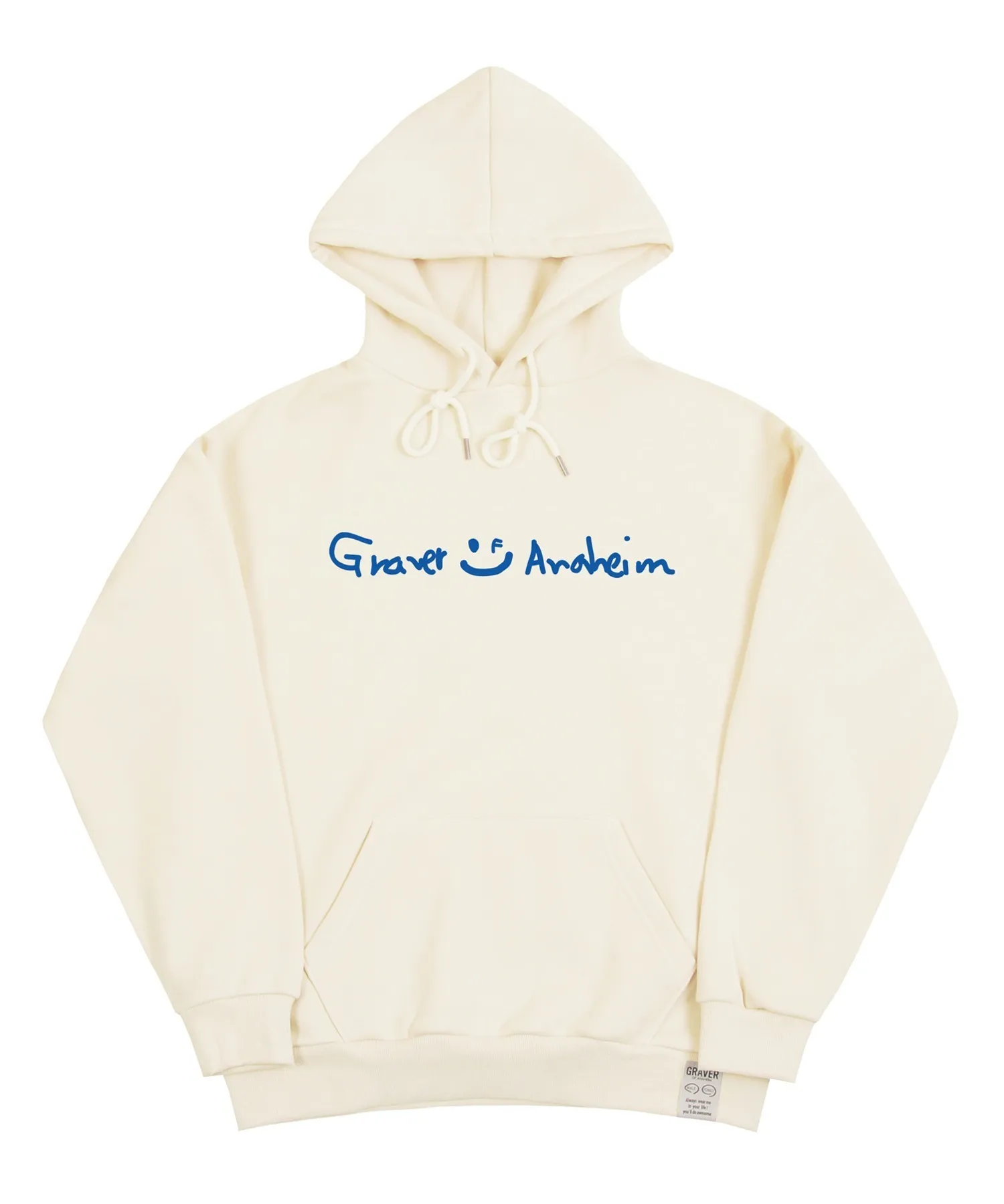 GRAVER  |[GRAVER]★ DRAWING LOGO DRAWING SMILE HOODIE