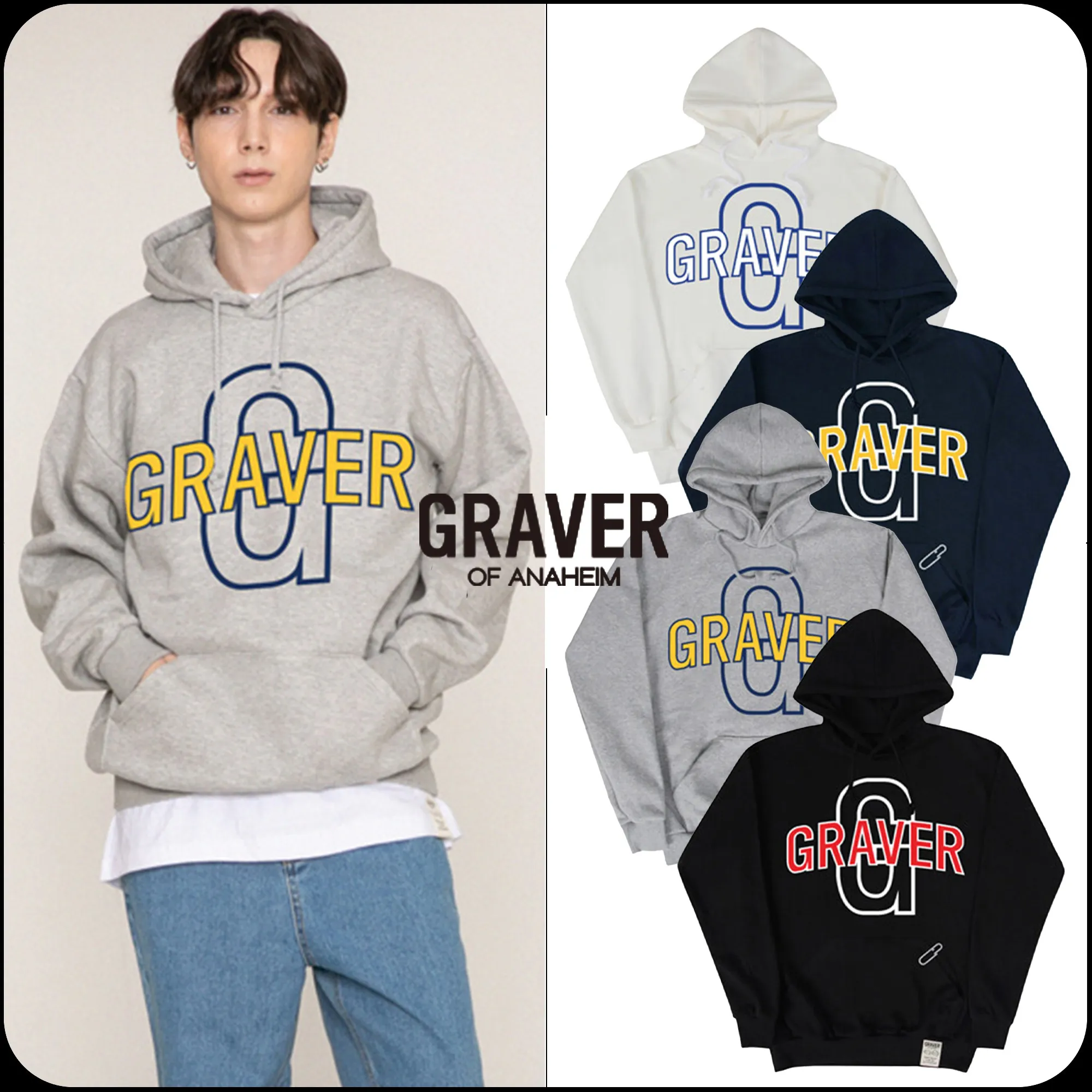 GRAVER  |[GRAVER]★G ARCH BIG LOGO HOODIE