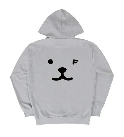 GRAVER  |[GRAVER]★PUPPY FACE BACK SMILE HOODIE