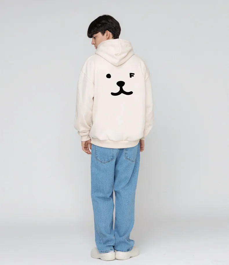 GRAVER  |[GRAVER]★PUPPY FACE BACK SMILE HOODIE