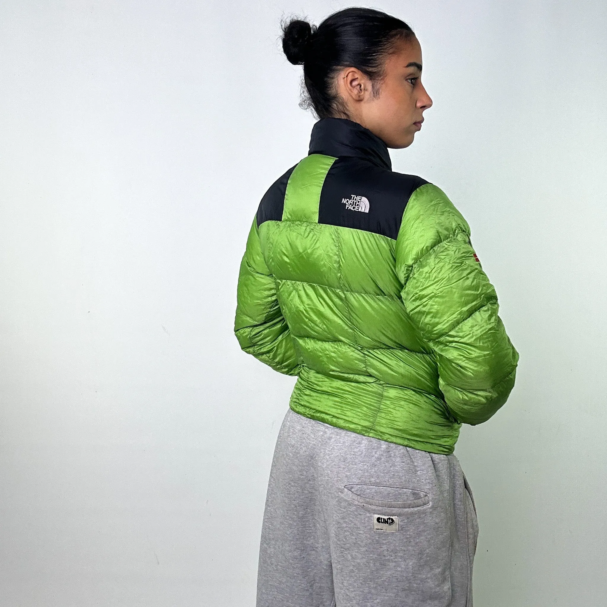 Green 90s The North Face 800 Summit Series Puffer Jacket Coat (XS)