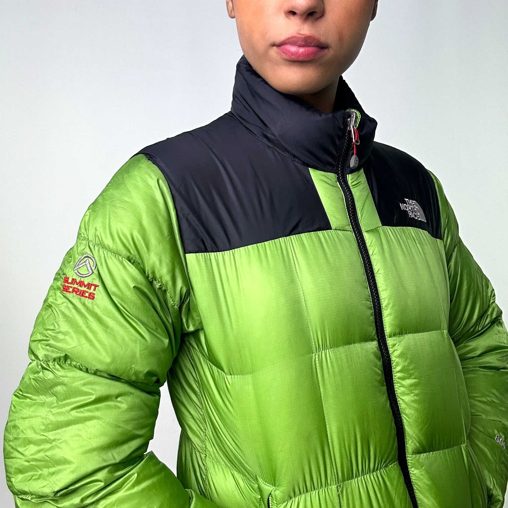 Green 90s The North Face 800 Summit Series Puffer Jacket Coat (XS)