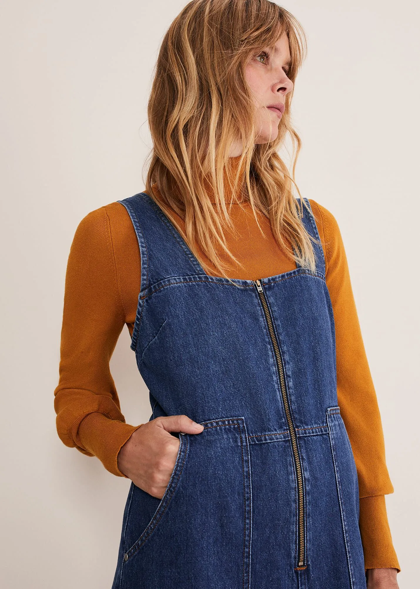 Guinevere Denim Dungarees