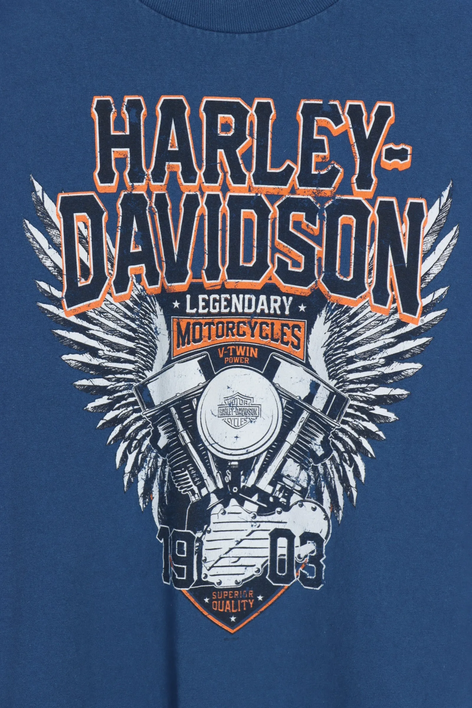 HARLEY DAVIDSON CHICAGO BEAN CLOUD GATE FRONT BACK T-SHIRT (