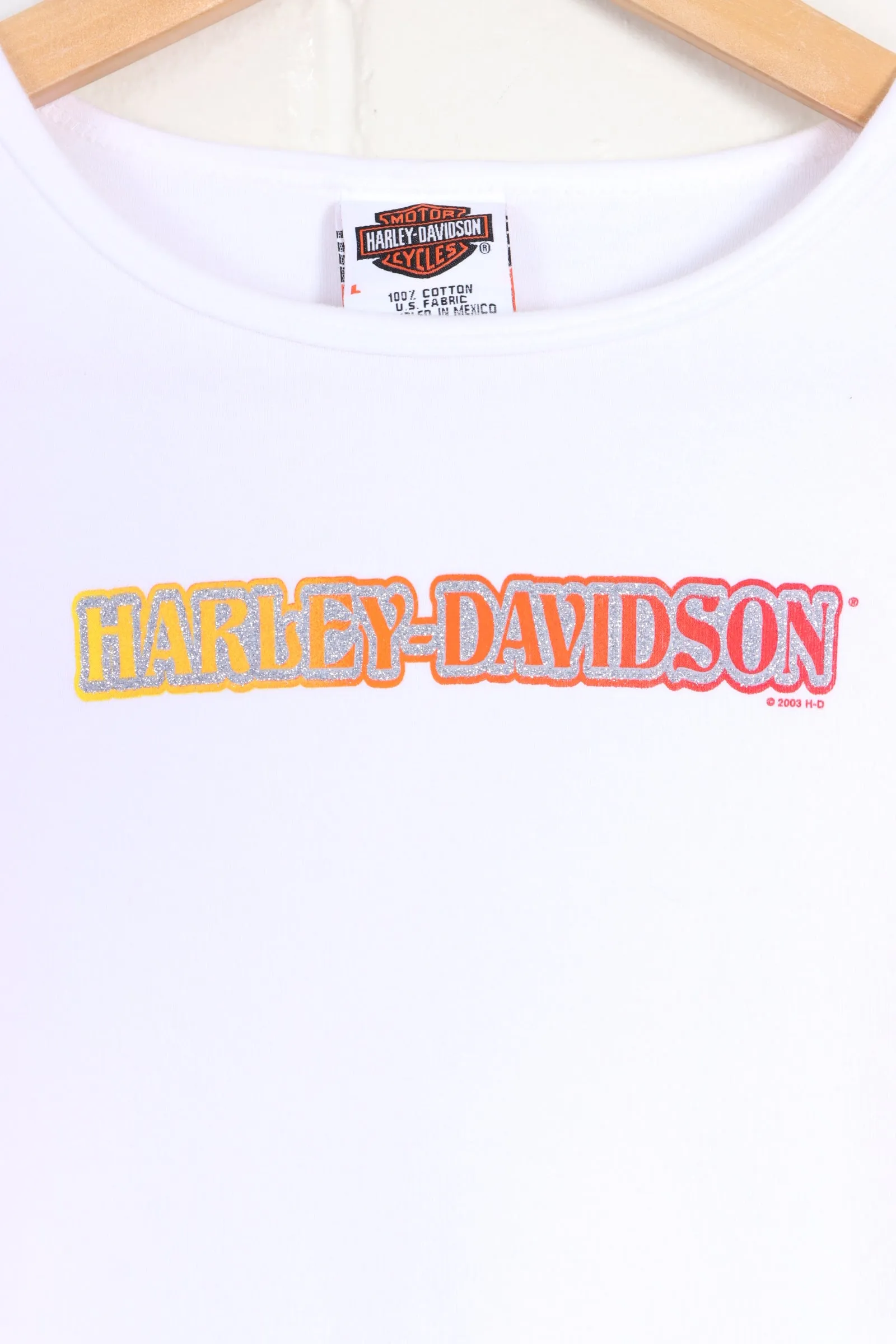 HARLEY DAVIDSON Hacienda Glitter Crop Top (S)