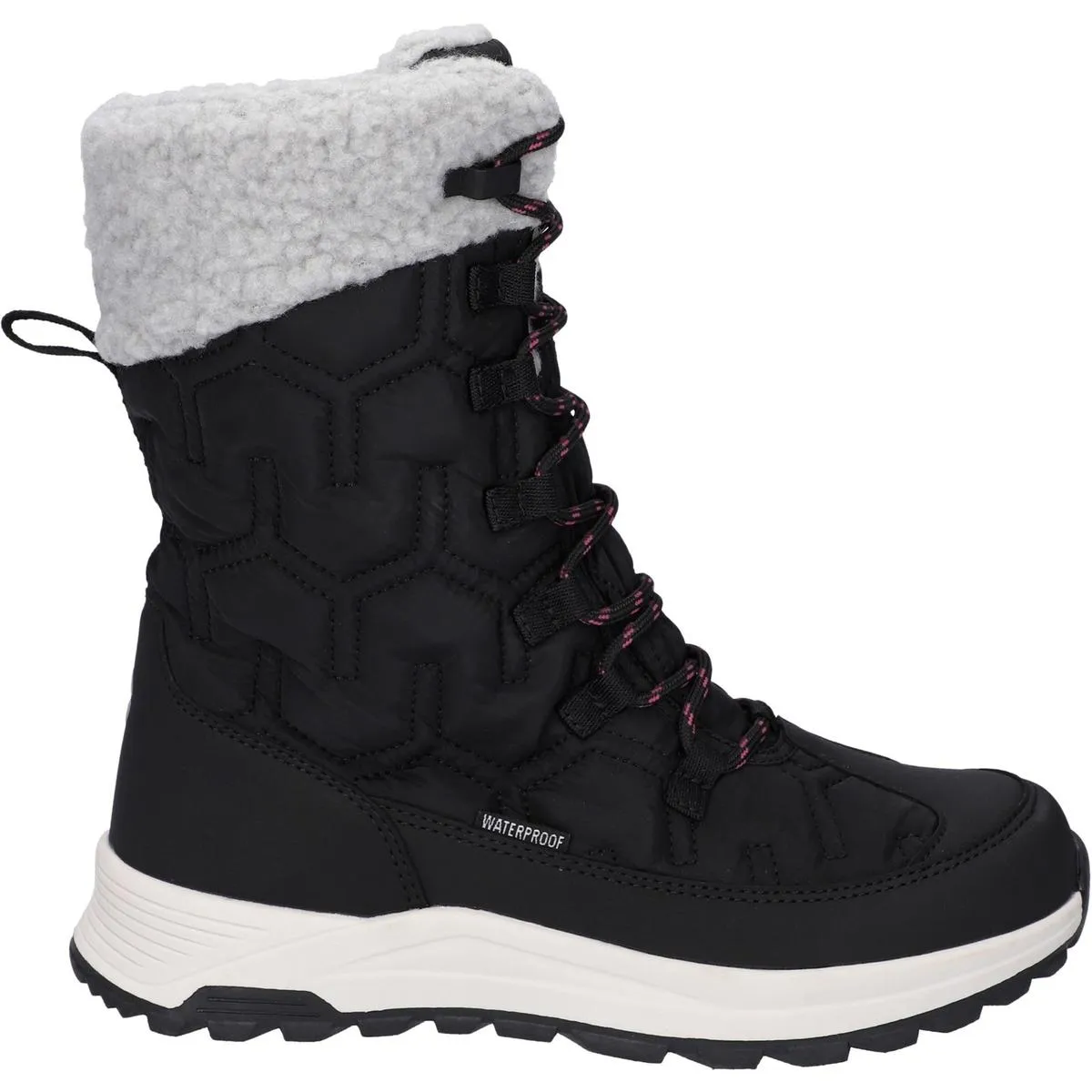 Hi-Tec Sophia Boot Jet Black/Festival Fuchsia