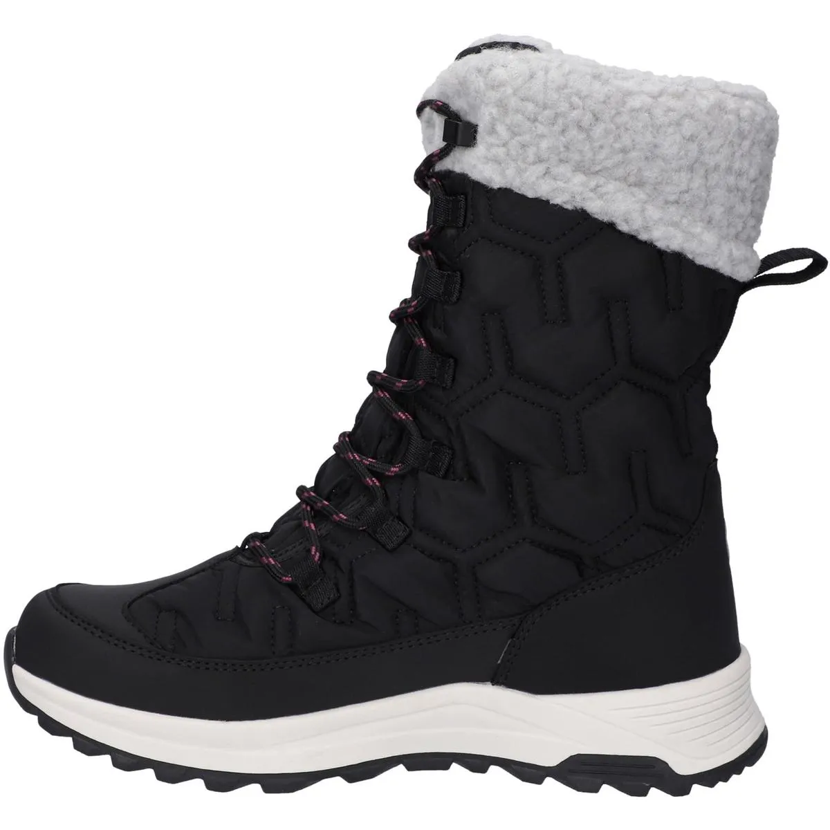 Hi-Tec Sophia Boot Jet Black/Festival Fuchsia