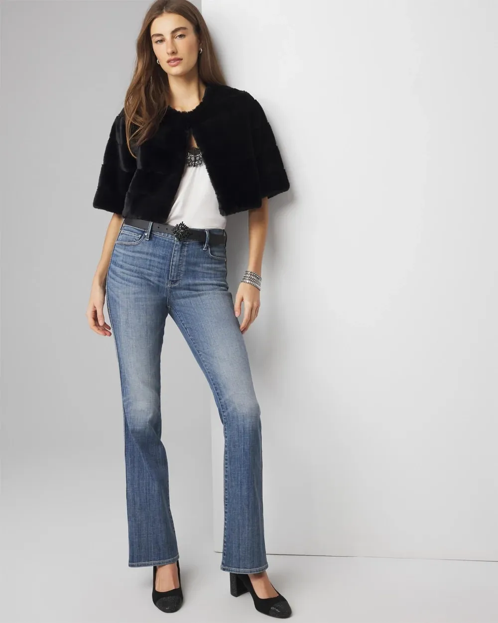 High-Rise Everyday Soft Denim™ Skinny Flare Jeans