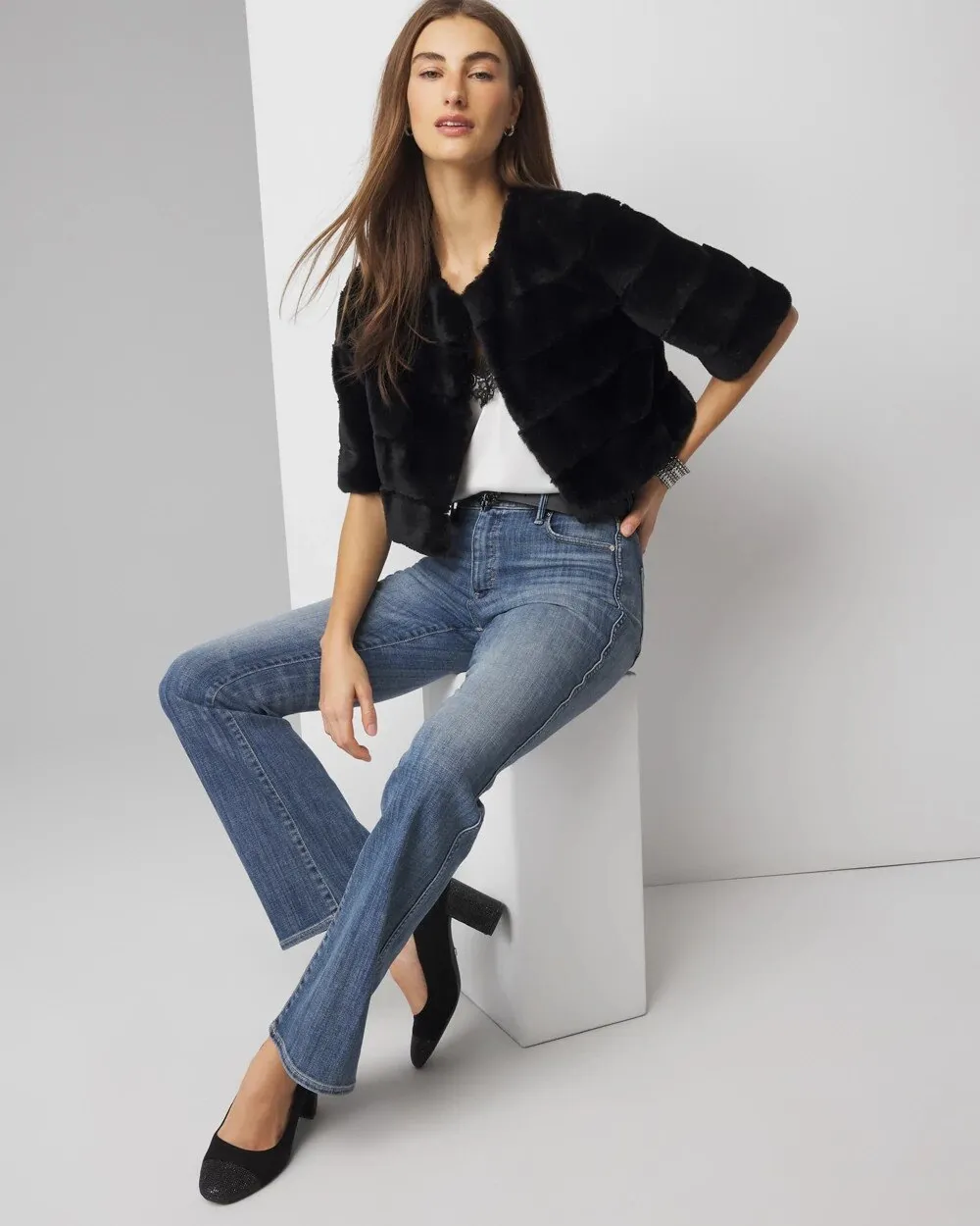 High-Rise Everyday Soft Denim™ Skinny Flare Jeans