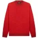 HUGO BOSS L-Mago Alpaca Blend Crewneck Sweater Medium Red