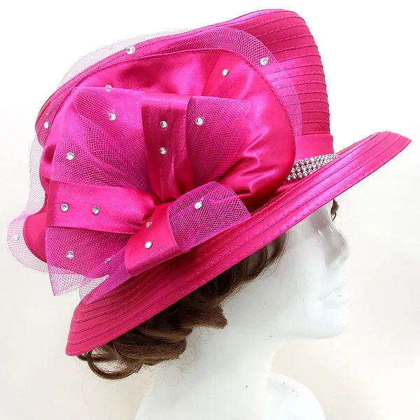 iLLASPARKZ Orchid Polyester Dressy Hat