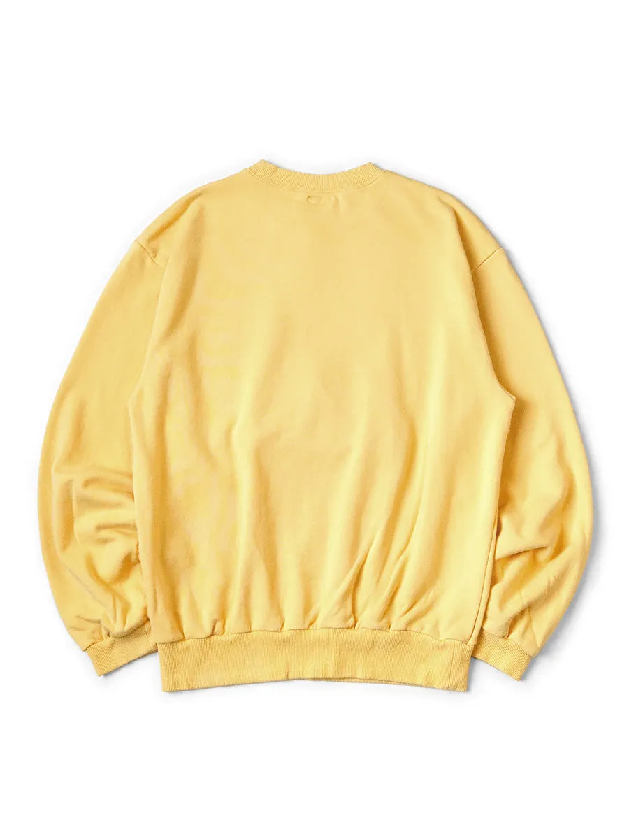 Kapital 30/-Fleece COOKIE pocket crew sweatshirt (COOKIE UNIVERSEpt) sweater