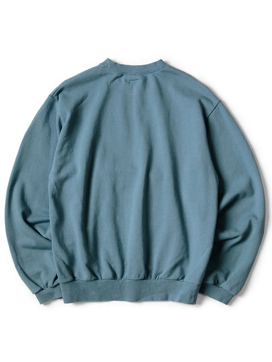 Kapital 30/- Reverse Fabric COOKIE Pocket Crew Sweater (PECKISH RAINBOWYpt)