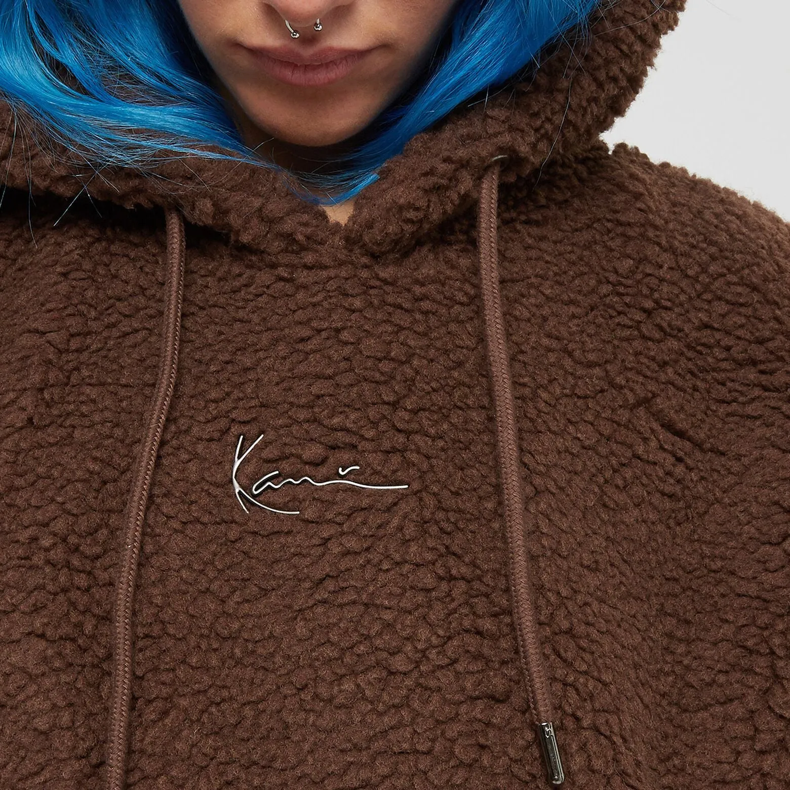 Karl Kani Small Signature Teddy OS Hoodie (Woman)