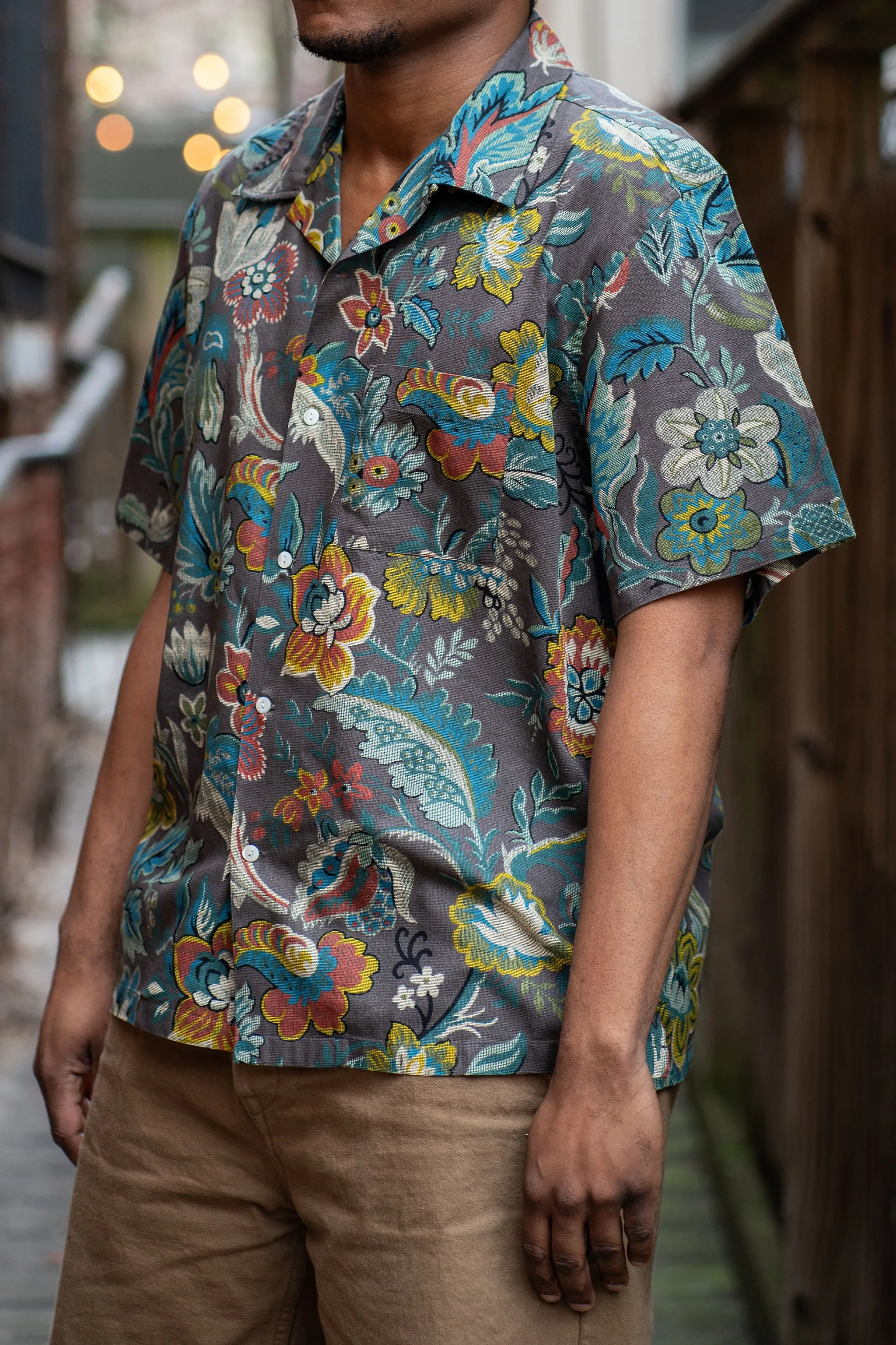 Knickerbocker Botanical Panama Shirt - Brown