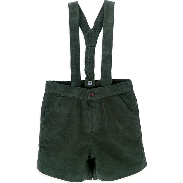 Knot Booker Corduroy Corduroy Shorts, Green