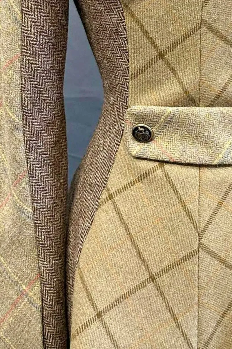 Lady Mary Jacket (Unique Multi-Tweed)