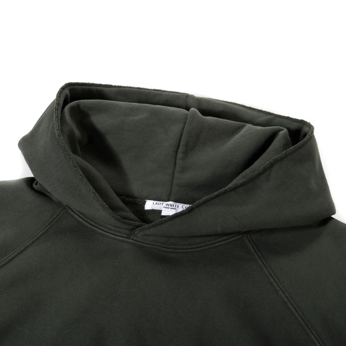 LADY WHITE CO. SUPER WEIGHTED HOODIE DEEP GREEN