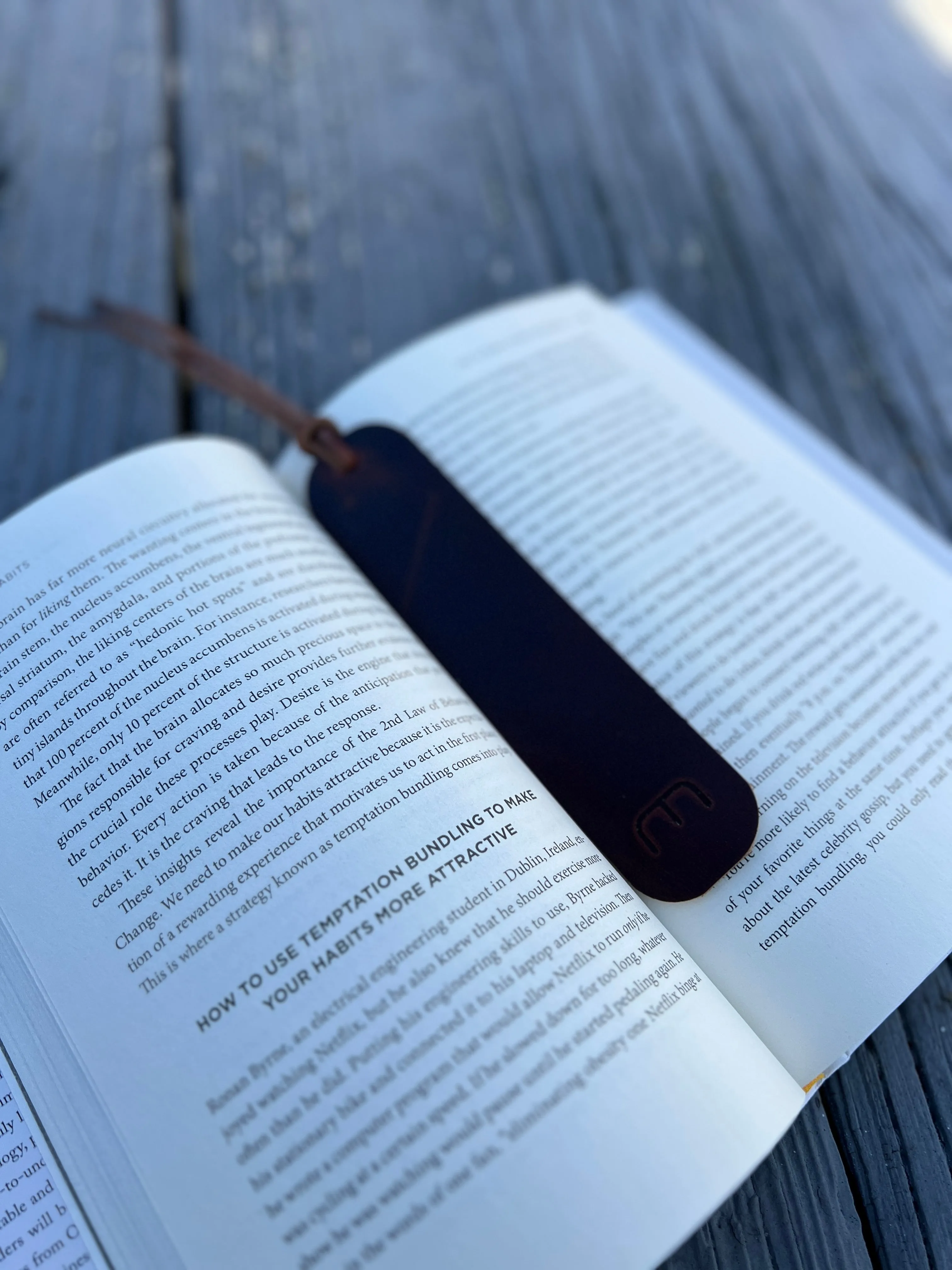 Leather Bookmark