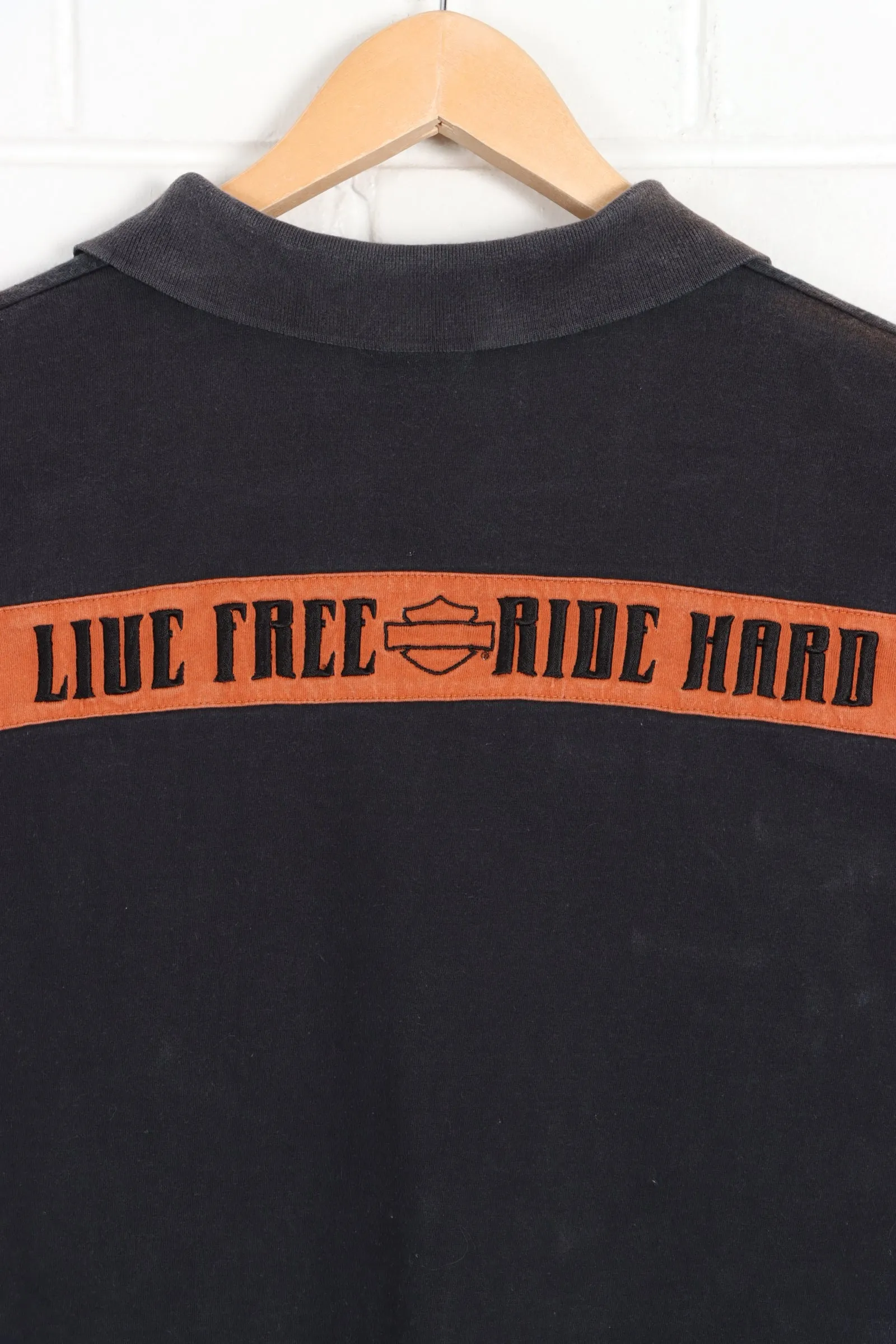 Legacy HARLEY DAVIDSON Live Free Ride Hard Polo Shirt (XXL)