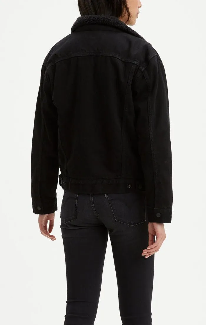 LEVI'S Ex-Bf Sherpa Trucker Jacket