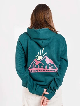 Lifetime Unisex Organic Cotton Hoodie | Green