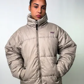 Light Grey 90s Helly Hansen Puffer Jacket Coat (L)