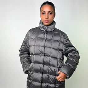 Light Grey 90s Moncler Puffer Jacket Coat (M)