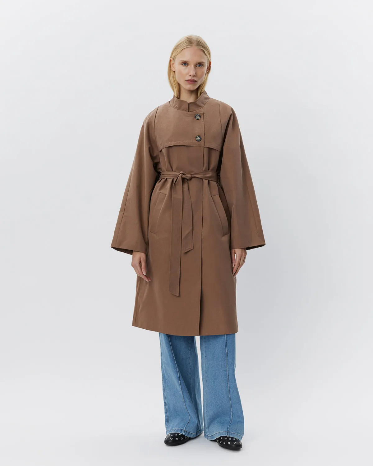 LIZZYSW COAT - Brown